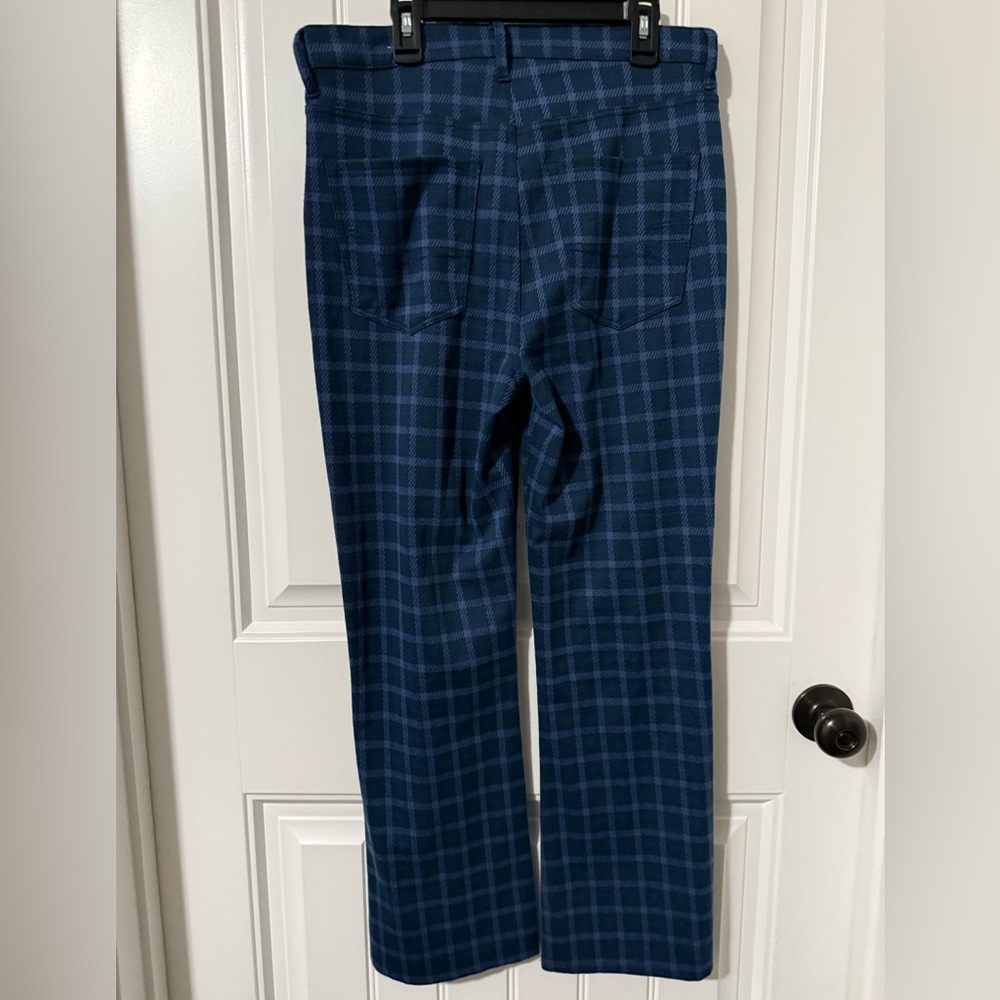 American Eagle Blue Plaid Trousers - Picture 2 of 5